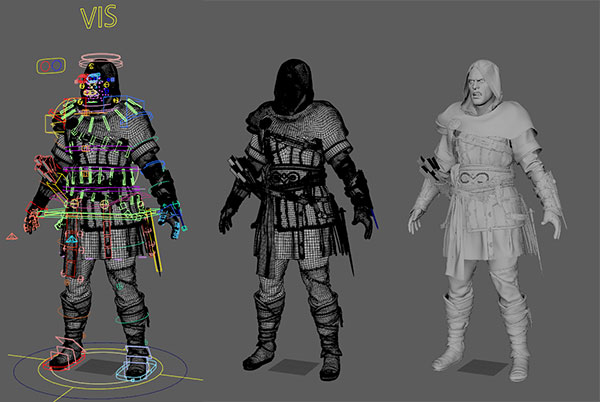 Assassin Creed Valhalla Rigs Assassin Creed body rig comparison
